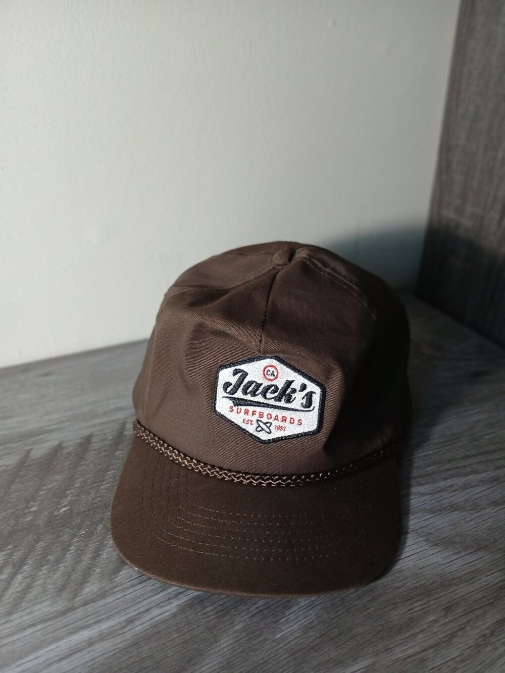 Brown  Jacks  surfboards cap  ,  one size fits all snapback